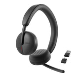 DELL WL3024 Headset Kabel & trådløs Opkald/musik USB Type-C Bluetooth Sort