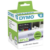 DYMO LabelWriter Adresseetiketter 36 x 89 mm 520etikette(r) S0722400