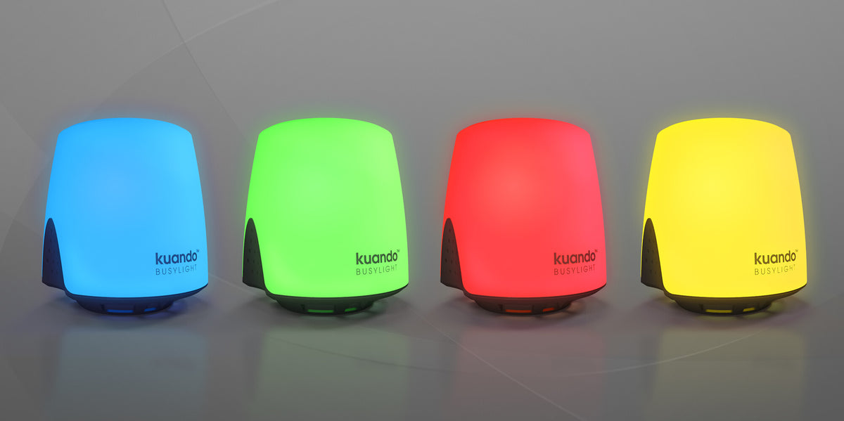 Kuando Busylight UC Omega - Presence, Ringer & Notification 'optaget' lys indikator til hovedtelefon Headset