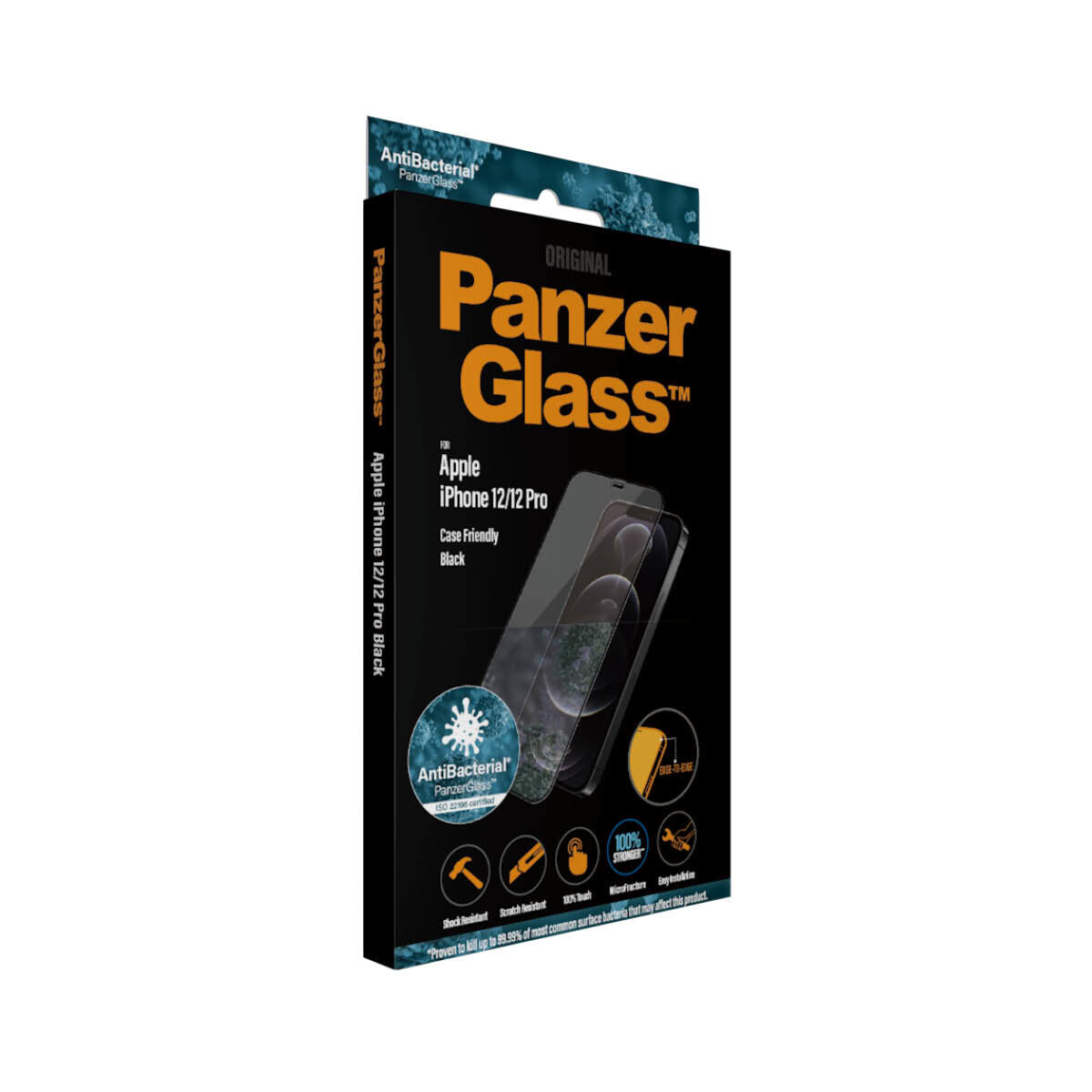 PanzerGlass ® Skærmbeskyttelse iPhone 12 | 12 Pro | Edge-to-Edge