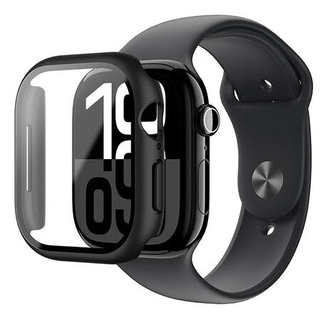AmazingThing Radix Glasetui til Apple Watch 46mm – Sort