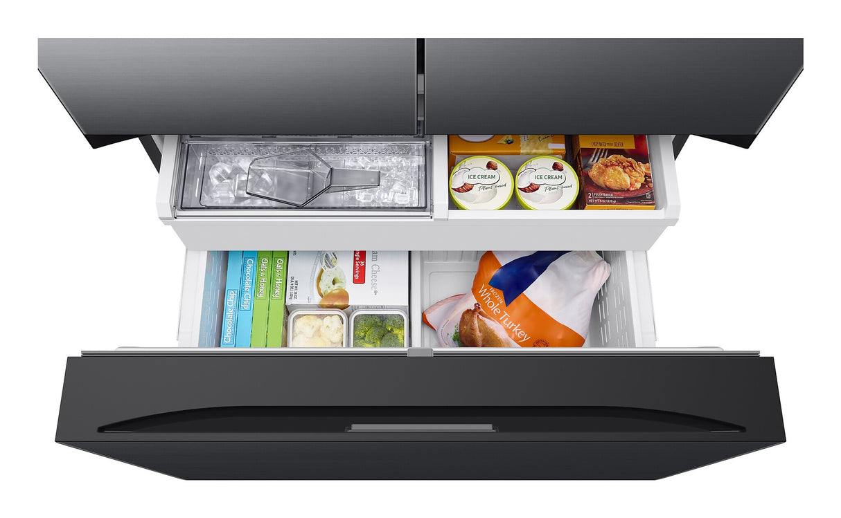 Samsung RF24BB620EB1 side-by-side køle-fryseskab Fritstående 674 L Rustfrit stål