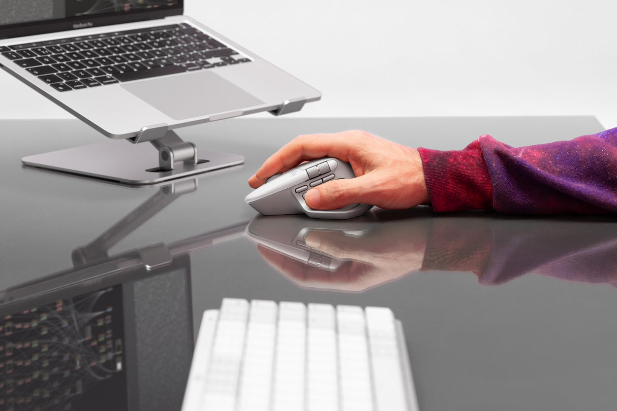 Logitech MX Master 4 mus Kontor Højre hånd RF trådløs + Bluetooth Laser 8000 dpi