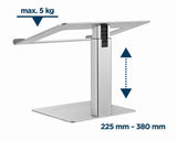 Gembird NBS-D1-02 laptop stativ Sølv 39,6 cm (15.6")