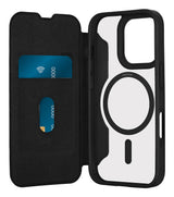 PURO Book Mag mobiltelefon etui 16 cm (6.3") Folie Sort, Transparent