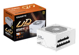 GIGABYTE UD850GM PG5 V2 ICE enhed til strømforsyning 850 W 20+4 pin ATX ATX Hvid