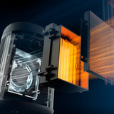 Philips 2000 series CX2120 Varmeventilator Sort