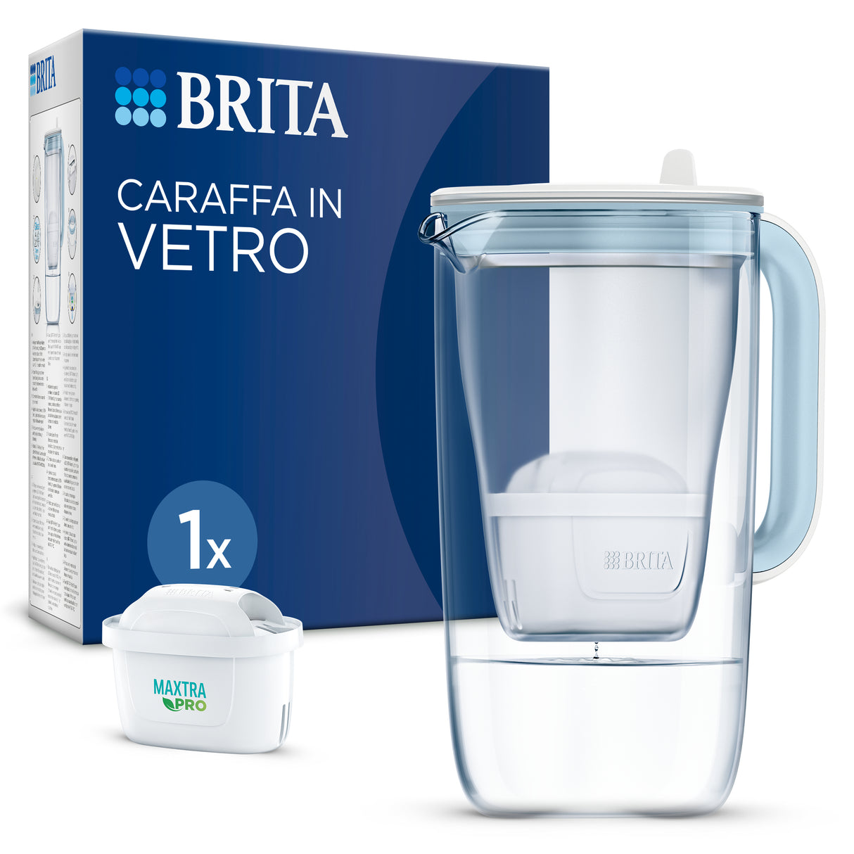Brita 1046673 vandfilter Kande vandfilter 2,5 L Lyse Blå