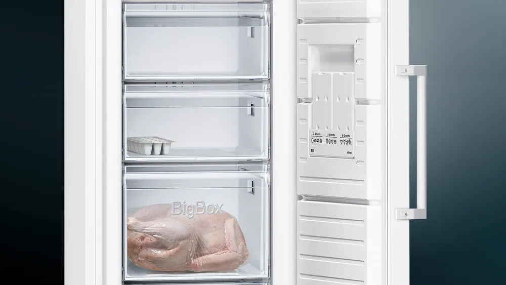 Siemens iQ300 GS36NVWEV fryser Stående fryser Fritstående 242 L Hvid