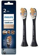 Philips A3 Premium All-in-One HX9092/11 2x Soniske tandbørstehoveder - Sort