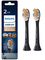 Philips A3 Premium All-in-One HX9092/11 2x Soniske tandbørstehoveder - Sort