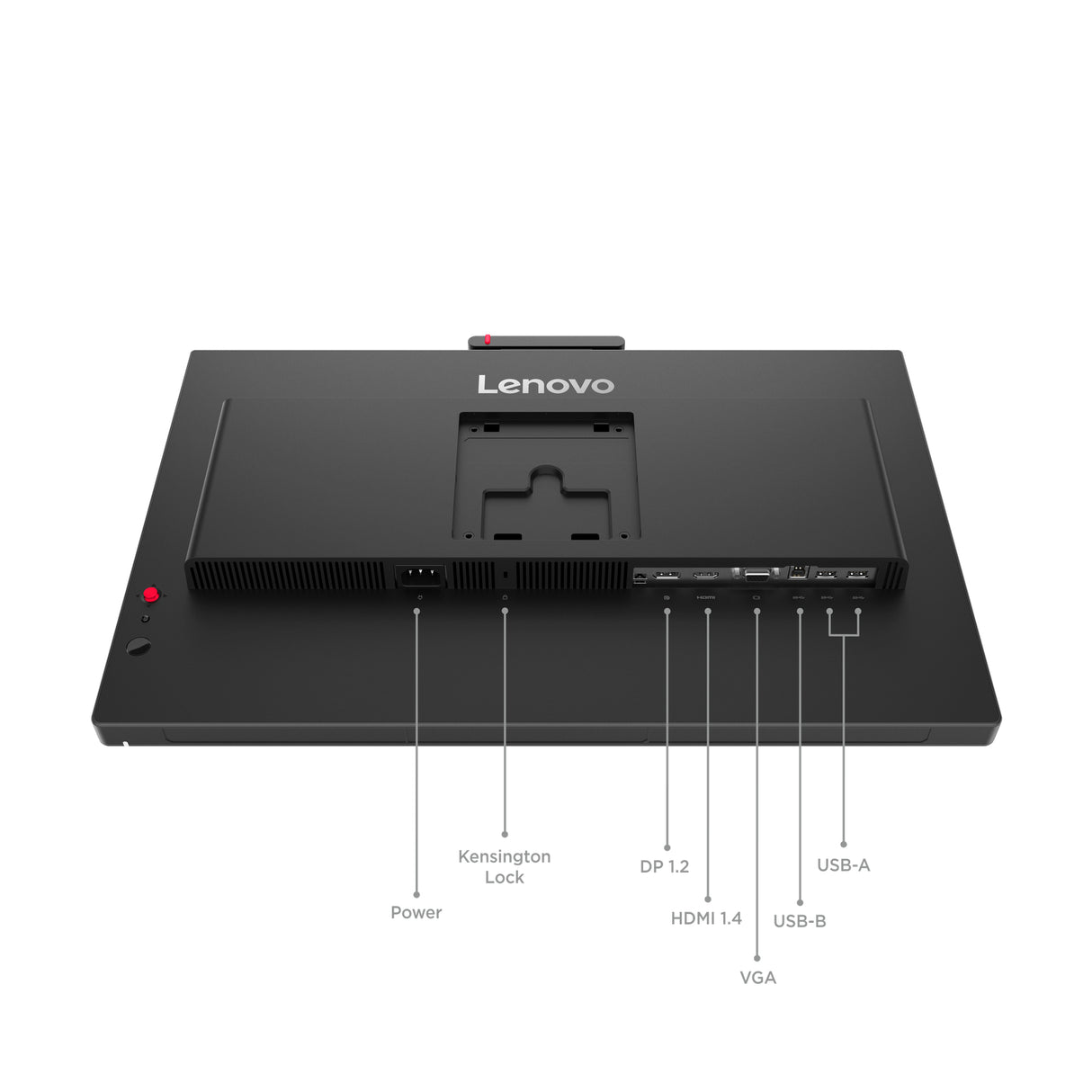 Lenovo ThinkVision T27QD-4v computerskærm 68,6 cm (27") 2560 x 1440 pixel Quad HD LCD Sort
