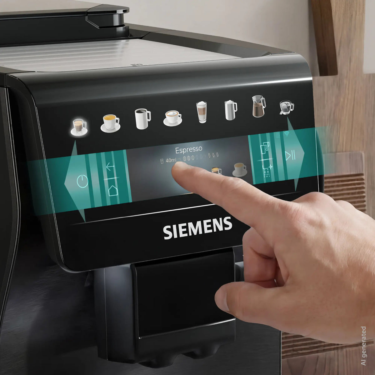 Siemens TP607EF5 kaffemaskine Fuld-auto Espressomaskine 1,8 L