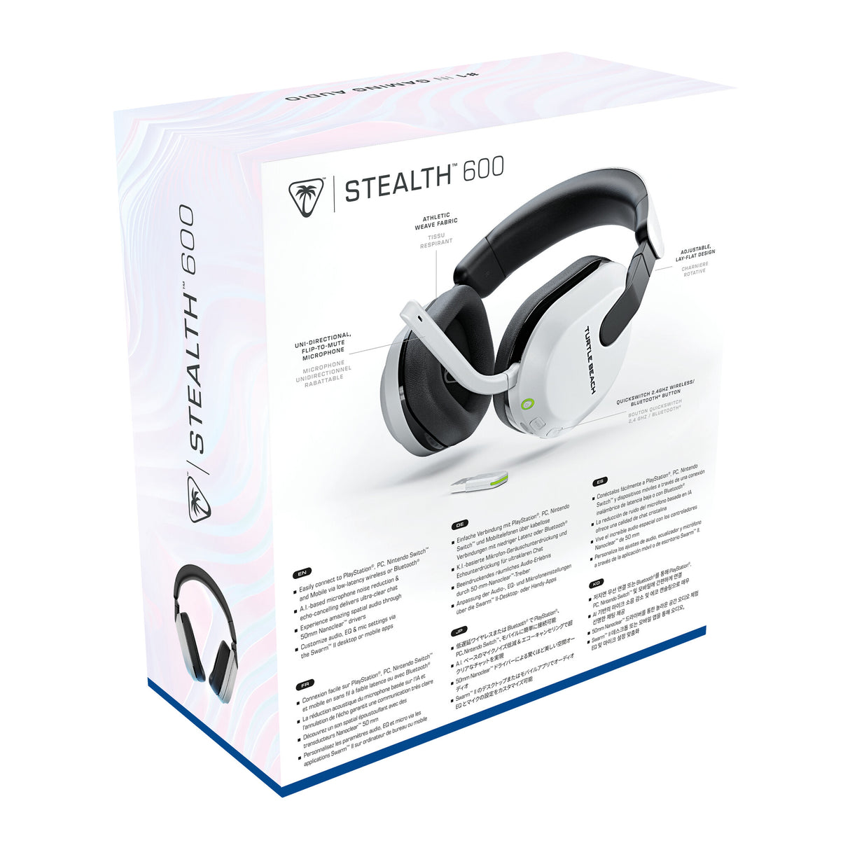 Turtle Beach Stealth 600 Gen 3 Headset Trådløs Spil Bluetooth Hvid