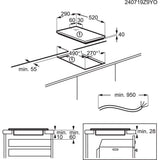 Electrolux LHR3233CK Sort Indbygget 29 cm Keramisk 2 zone(s)