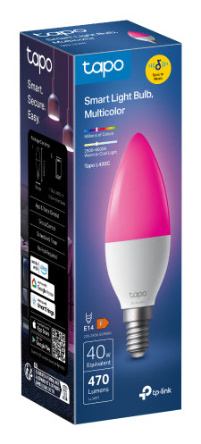 TP-Link Tapo L430C WiFi pære, multifarve