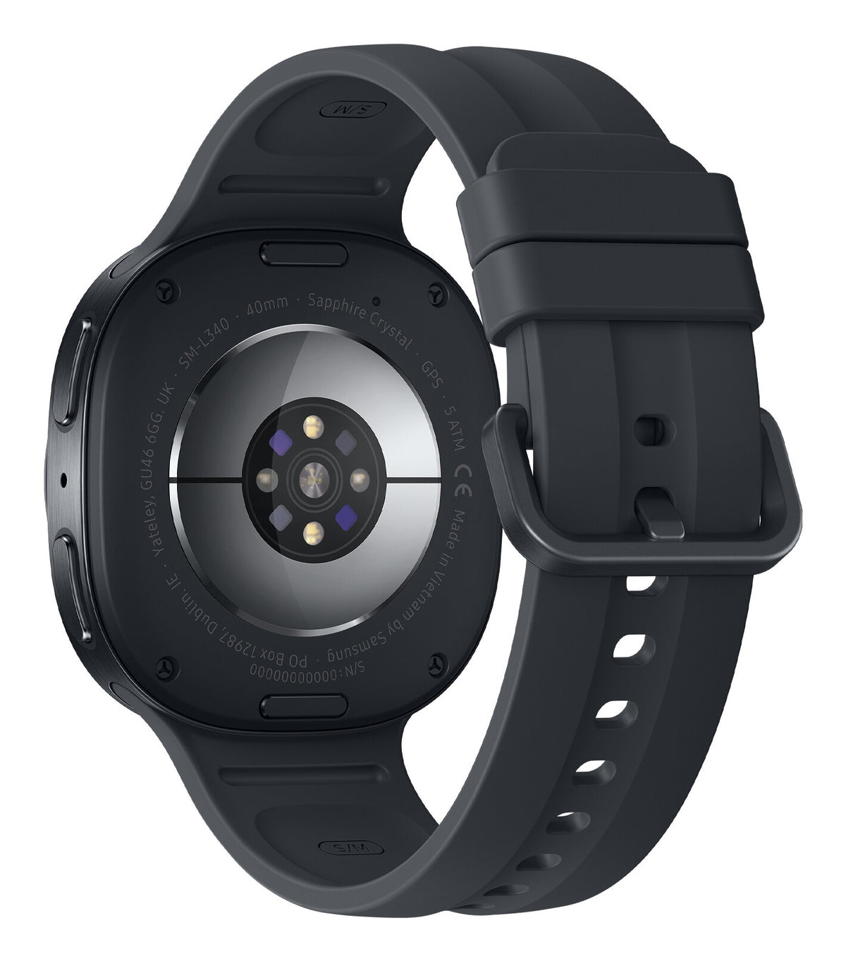 Samsung Galaxy Watch9 3,3 cm (1.3") AMOLED 40 mm Digital 438 x 438 pixel Berøringsskærm Grafit Wi-Fi GPS (satellit)