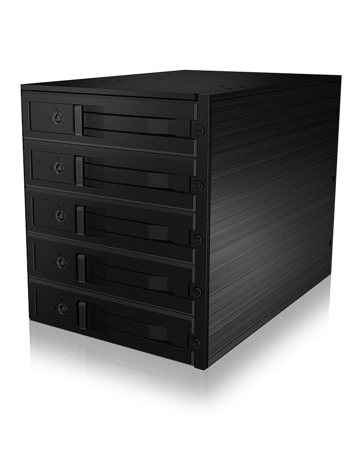 ICY BOX IB-565SSK 3x 5.25" Storage drive tray Black
