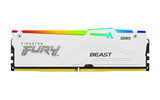 Kingston Technology FURY Beast 32 GB 6000 MT/s DDR5 CL30 DIMM (sæt med 2) White RGB EXPO