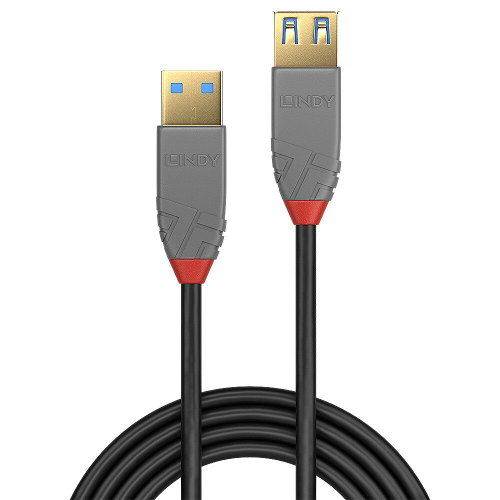Lindy 36762 USB-kabel USB 3.2 Gen 1 (3.1 Gen 1) 2 m USB A 5 Gbit/sek. Sort