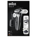 Braun Series 7 71-S7200cc Barbermaskine Sort Sølv