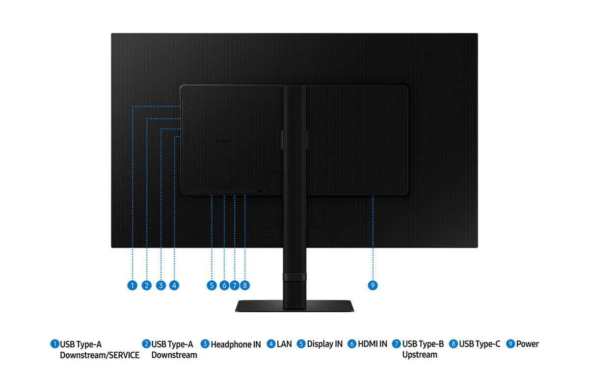 Samsung S80UD computerskærm 81,3 cm (32") 3840 x 2160 pixel 4K Ultra HD LCD Sort