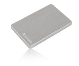 Verbatim Store 'n' Go ALU Slim ekstern harddisk 1 TB 2.5" USB Type-C 3.2 Gen 1 (3.1 Gen 1) Sølv