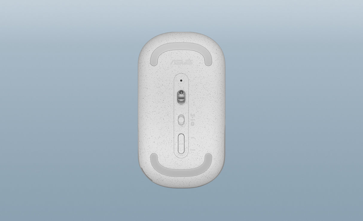 ASUS Marshmallow Mouse MD100 mus Kontor Ambidextrous RF trådløs + Bluetooth Optisk 1600 dpi