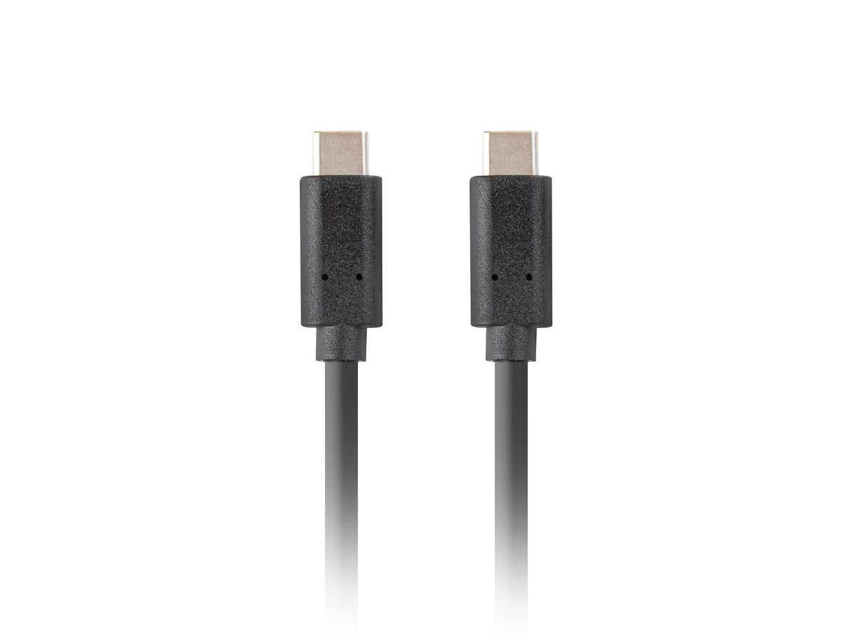 Lanberg CA-CMCM-32CU-0010-BK USB-kabel USB 3.2 Gen 2 (3.1 Gen 2) 1 m USB C Sort