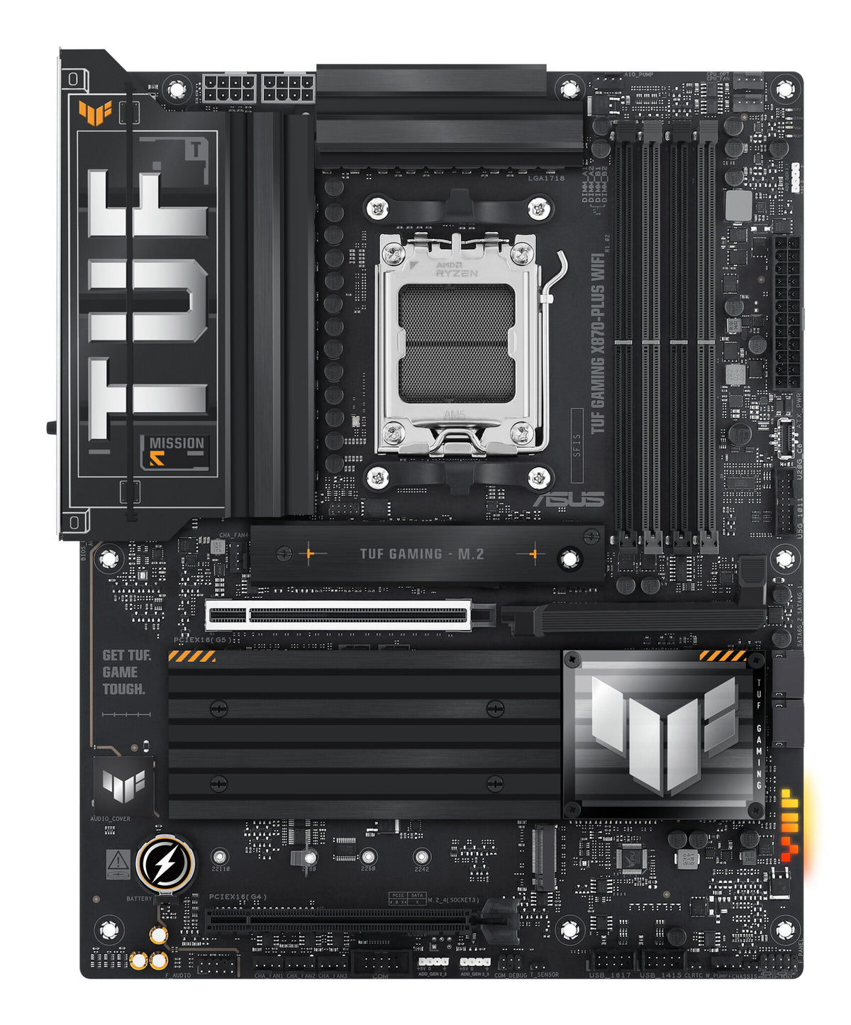 ASUS TUF GAMING X870-PLUS WIFI AMD X870 Sokkel AM5 ATX