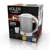Adler AD 1268 elkedel 0,6 L 600 W Grå