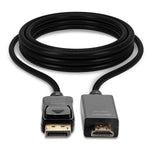 Lindy 36924 videokabel adapter 5 m DisplayPort HDMI Type A (Standard) Sort