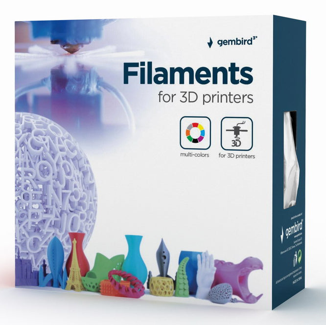 Gembird PETG filament 1.75mm Grå