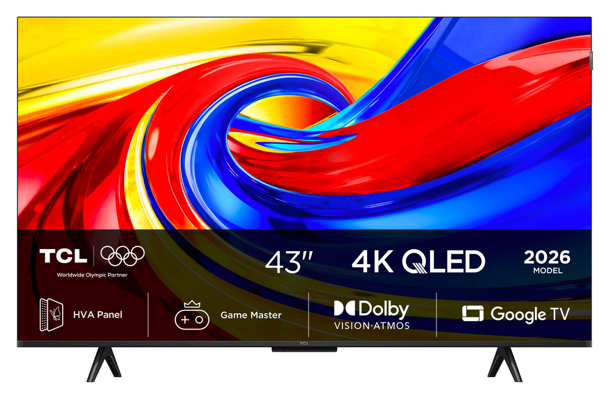 TCL P7L 43P7L TV 109,2 cm (43") 4K Ultra HD Smart TV Wi-Fi Sort 400 cd/m²