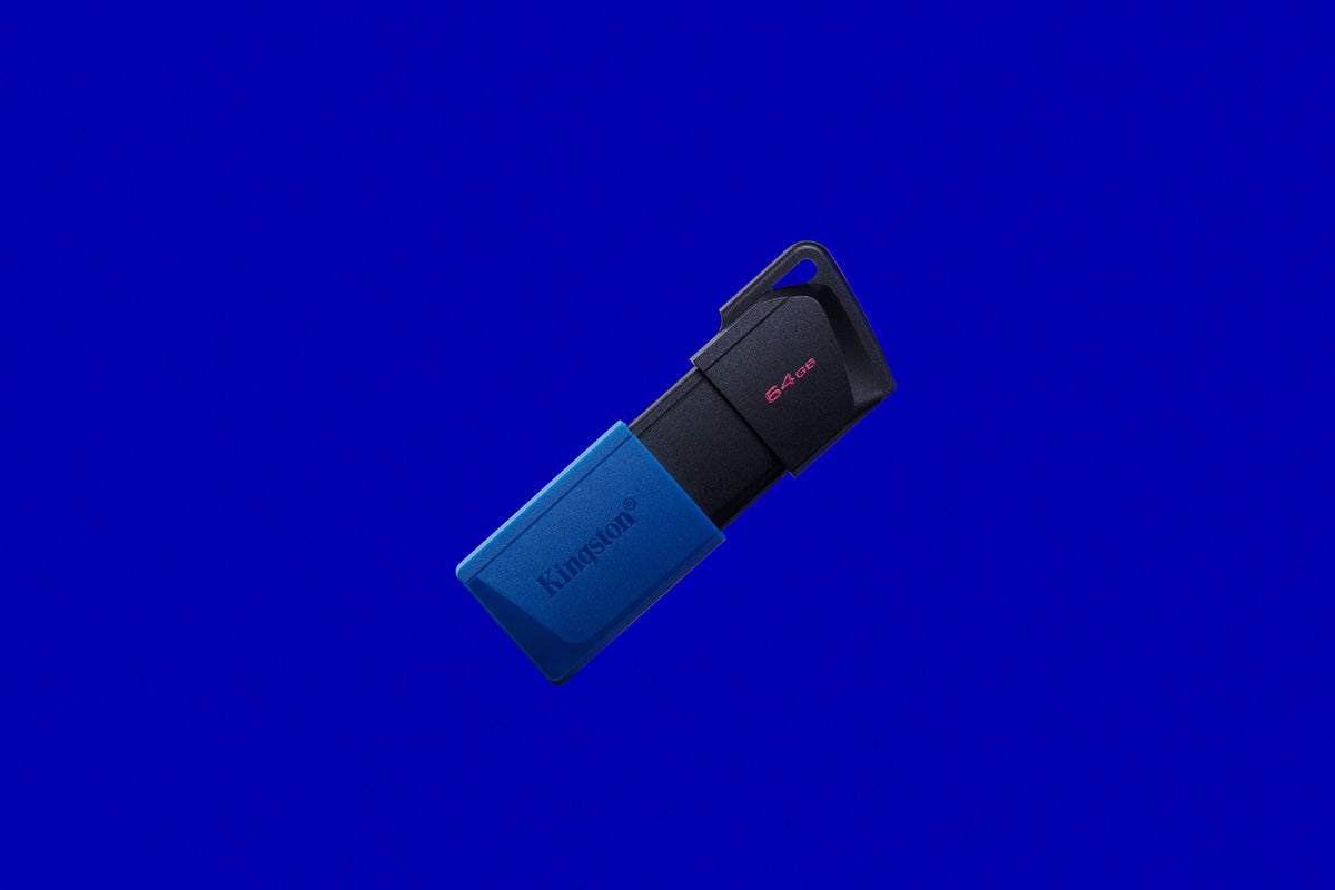 Kingston Technology DataTraveler 64 GB USB 3.2 Gen 1 Exodia M (sort + blå) - 2 stk.