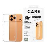PanzerGlass CARE by ® Flagship Case Transparent Urban Explorer m. Klar Rahmen iPhone 17 Pro Max