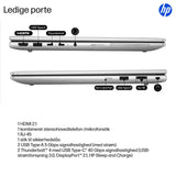 HP EliteBook 6 G1i Intel Core Ultra 5 225U Laptop 35,6 cm (14") WUXGA 16 GB DDR5-SDRAM 512 GB SSD Wi-Fi 7 (802.11be) Windows 11 Pro AI PC Sølv