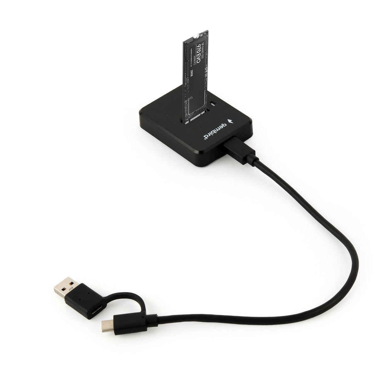 Gembird DD-U3M2 drev dockingstation USB 3.2 Gen 1 (3.1 Gen 1) Type-C Sort