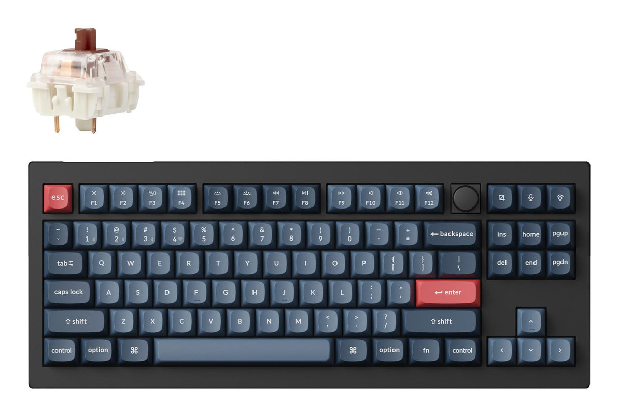 Keychron V3 Max tastatur Universel RF trådløs + Bluetooth Sort, Grå