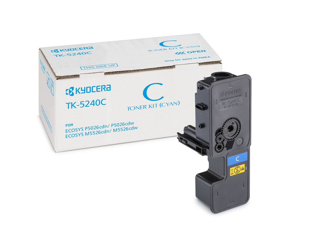 KYOCERA TK-5240C tonerpatron 1 stk Original Blå