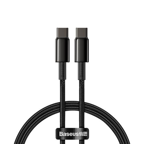 Baseus 6953156232051 USB cable USB 2.0 1 m USB C Black