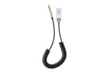 Baseus CABA01-01 audio cable 0.5 m 3.5mm USB Type-A Black