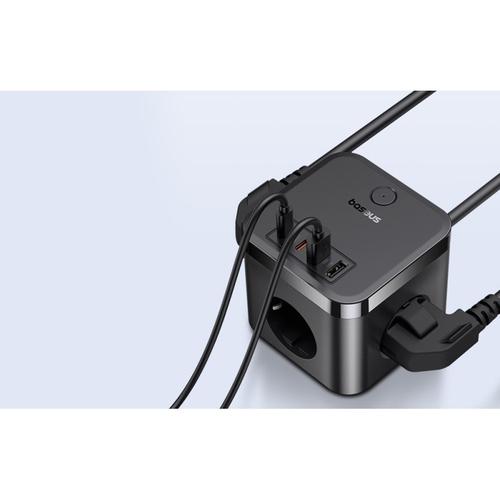 Baseus PowerCombo Universal Black AC Indoor