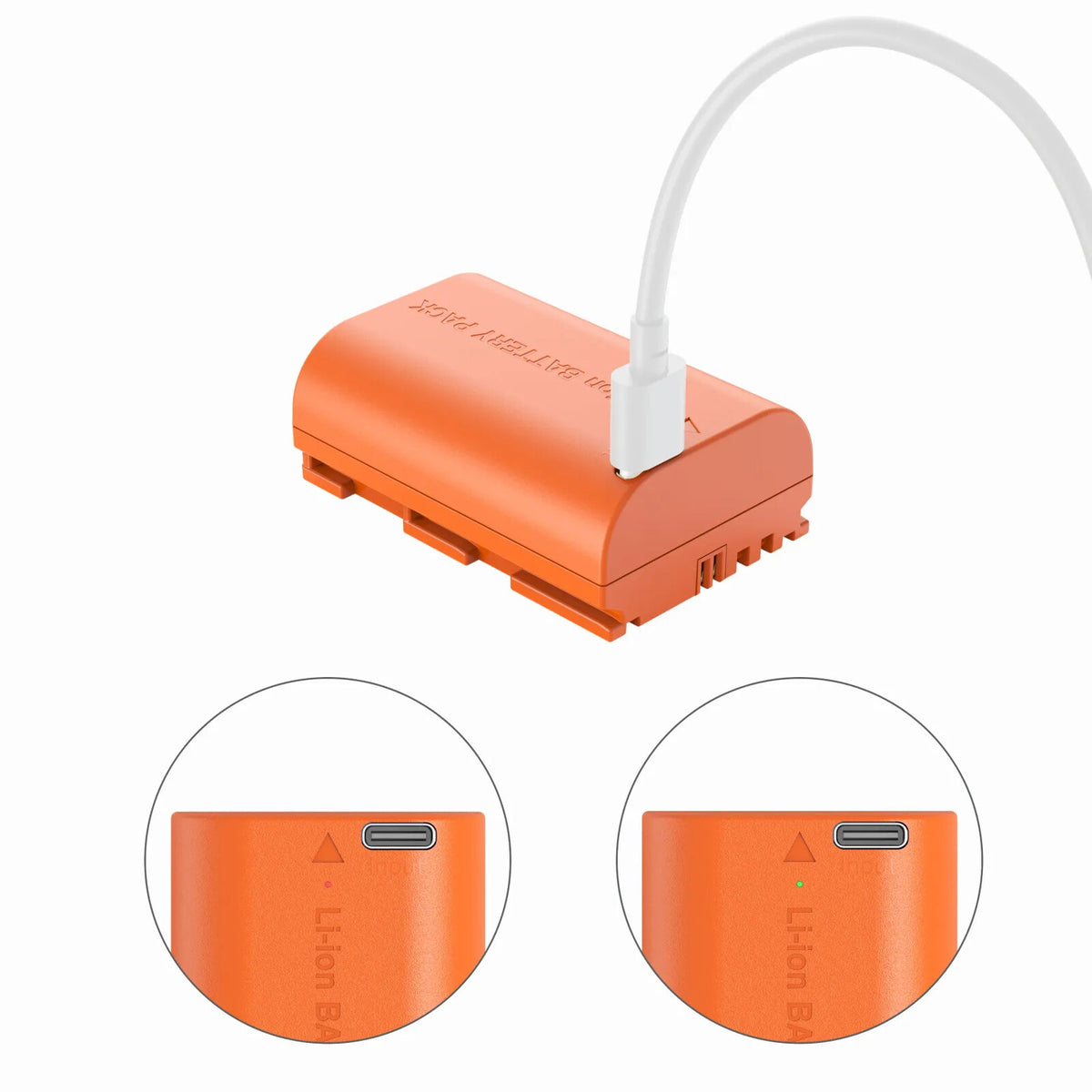 Kamerabatteri SMALLRIG E6P-C26 (orange)