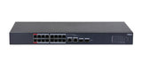 Dahua Technology DH-CS4218-16ET-135 netværksswitch Administreret L2 Gigabit Ethernet (10/100/1000) Strøm over Ethernet (PoE) Sort