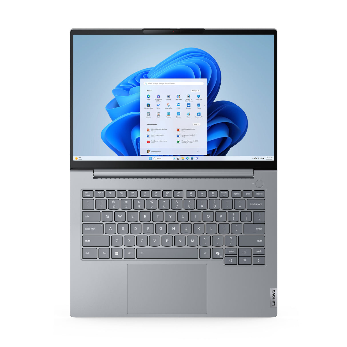 Lenovo ThinkBook 14 G8 IRL Intel Core 5 210H Laptop 35,6 cm (14") WUXGA 16 GB DDR5-SDRAM 512 GB SSD Wi-Fi 6E (802.11ax) Windows 11 Pro Nordisk Grå