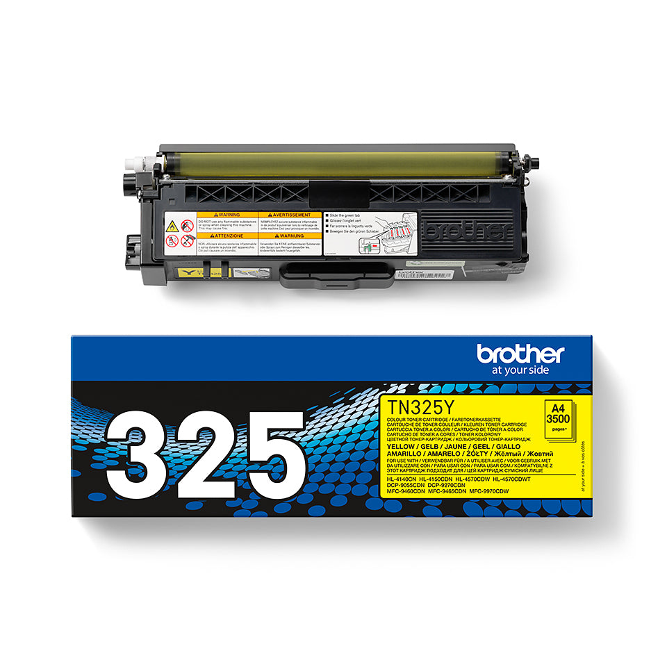 Brother TN-325Y tonerpatron 1 stk Original Gul