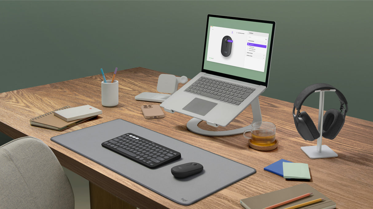Logitech Pebble 2 M350s mus Rejse Ambidextrous RF trådløs + Bluetooth Optisk 4000 dpi