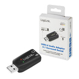 LogiLink USB Soundcard Virtual 3D Soundeffects USB 2.0 Ekstern