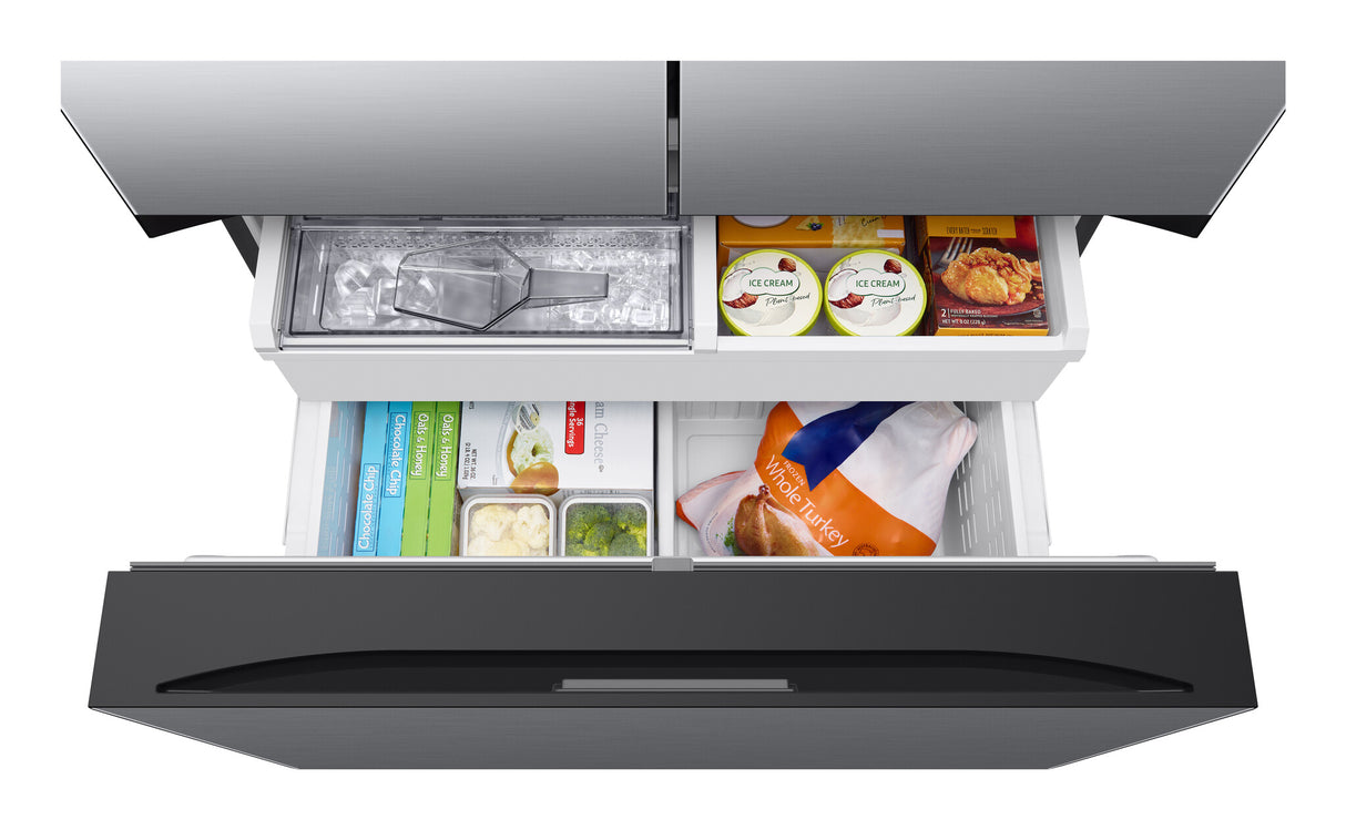 Samsung RF24BB620ES9EF side-by-side køle-fryseskab Fritstående 674 L Sølv